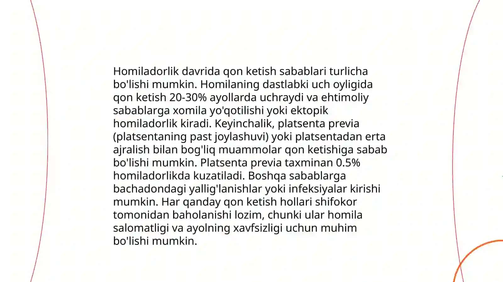 Homilada qon ketish 3