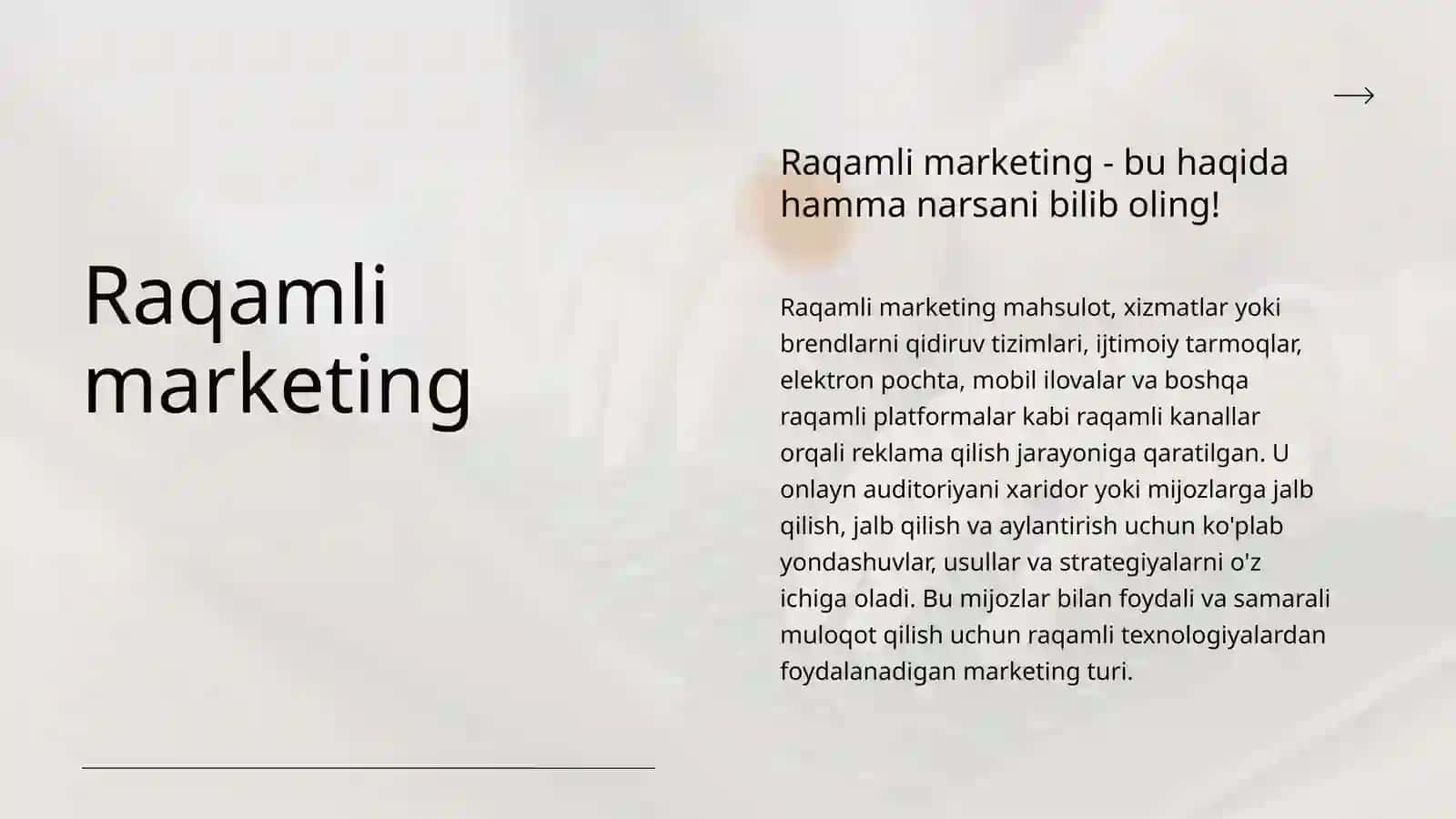 Raqamli va ijtimoiy media marketing 3