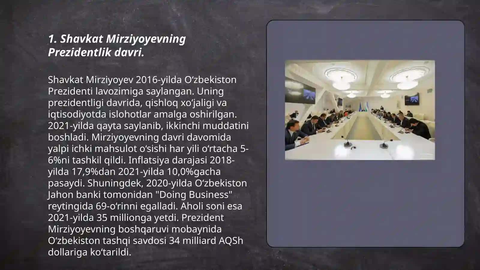 Mirziyoyevning siyosiy faoliyati 3