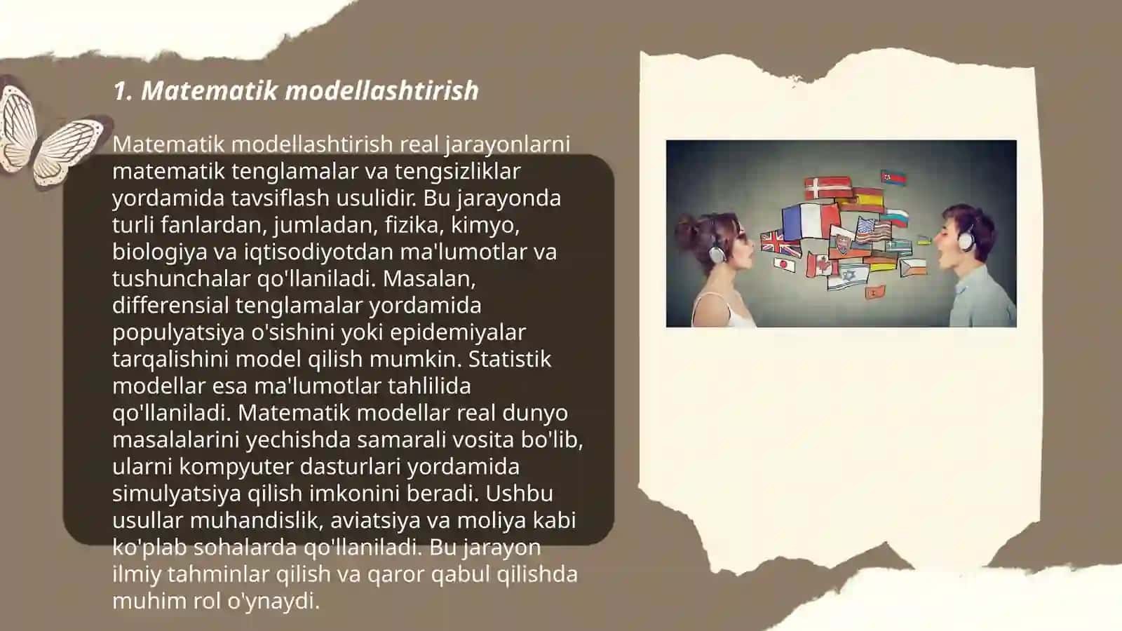Matematik modellashtirish 3