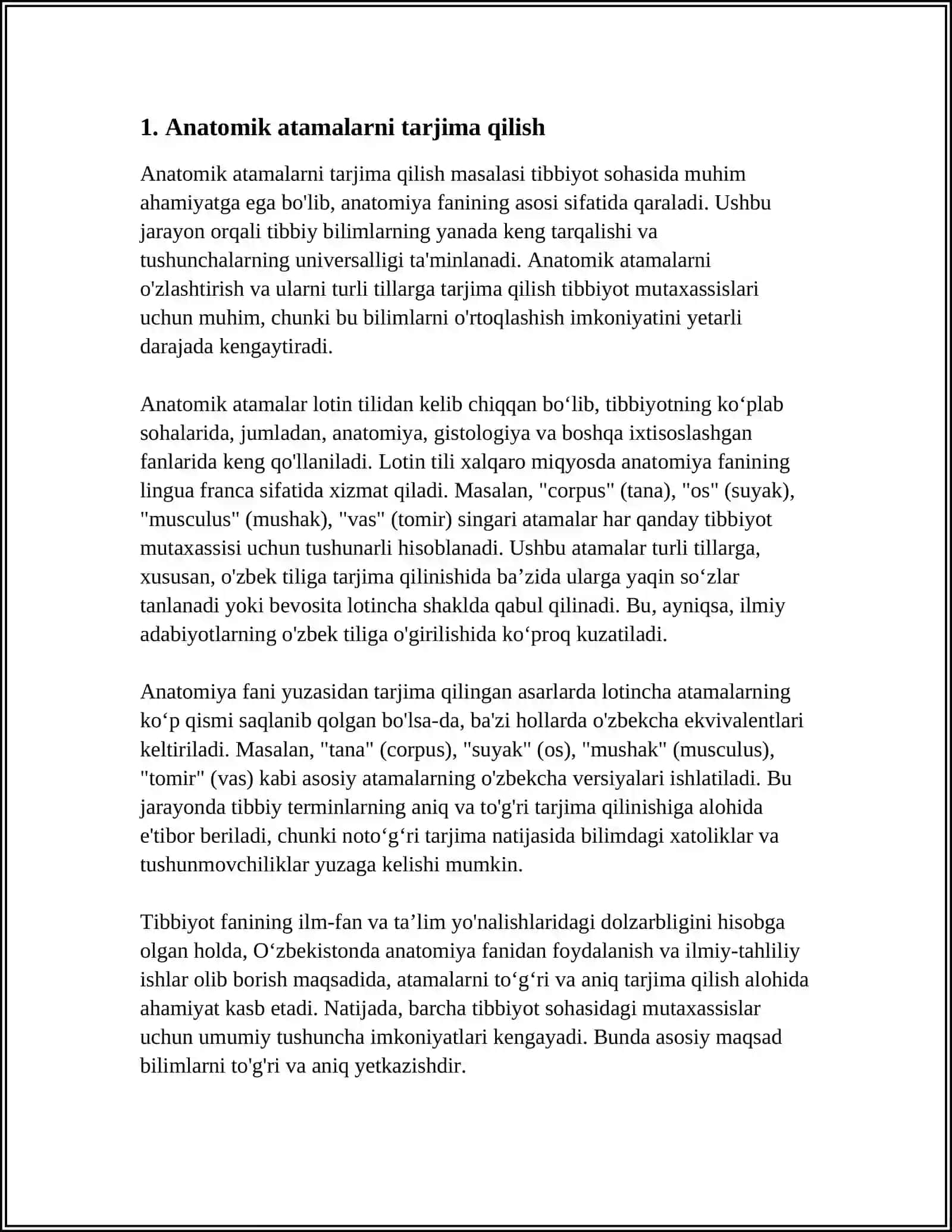 ANATOMIK IBORALARNING TARJIMASI 3