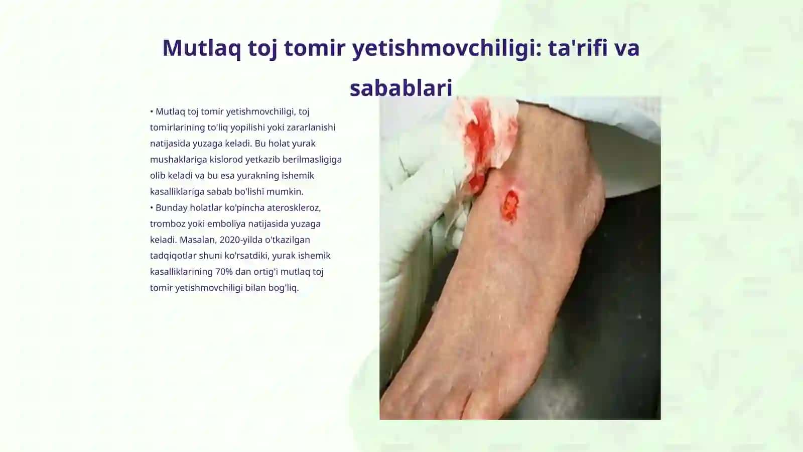Mutlaq va nisbiy toj tomir yetishmovchiligi 3