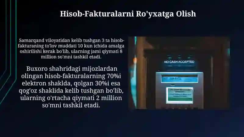 Hisob-Fakturalar hisobi 3