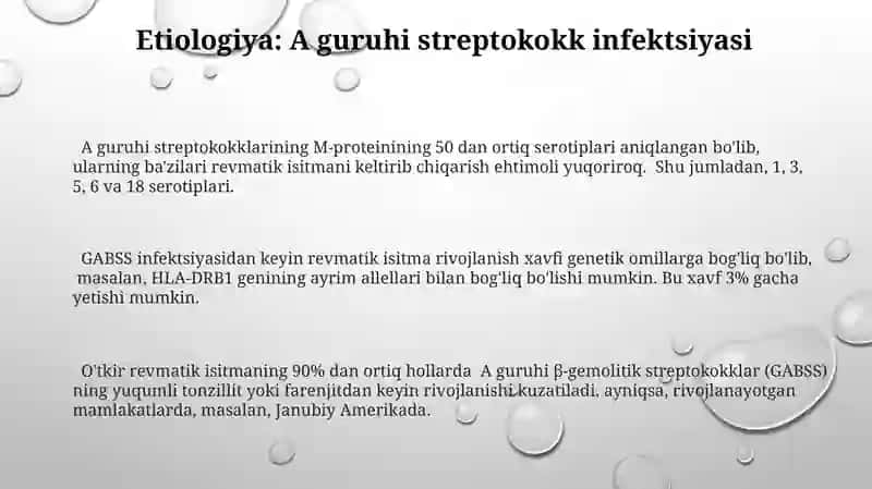 O’tkir revmatik isitma (Revmatizm) 3