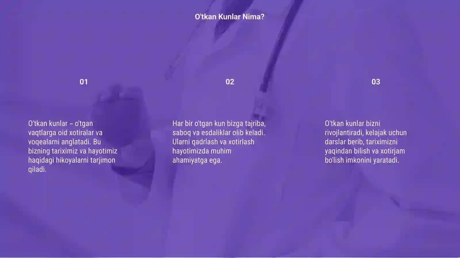 O'tkan kunlar 3