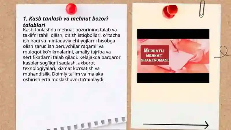Mehnat bozoriga kirib borish 3