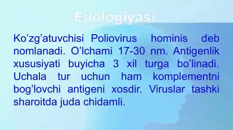 POLIOMIЕLIT 3