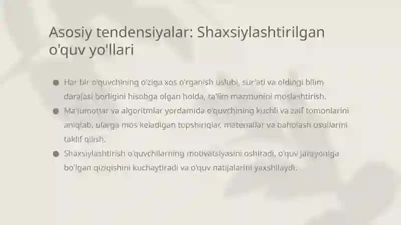 Elektron ta'limning asosiy tendensiyalari: Nima uchun bu muhim? 3