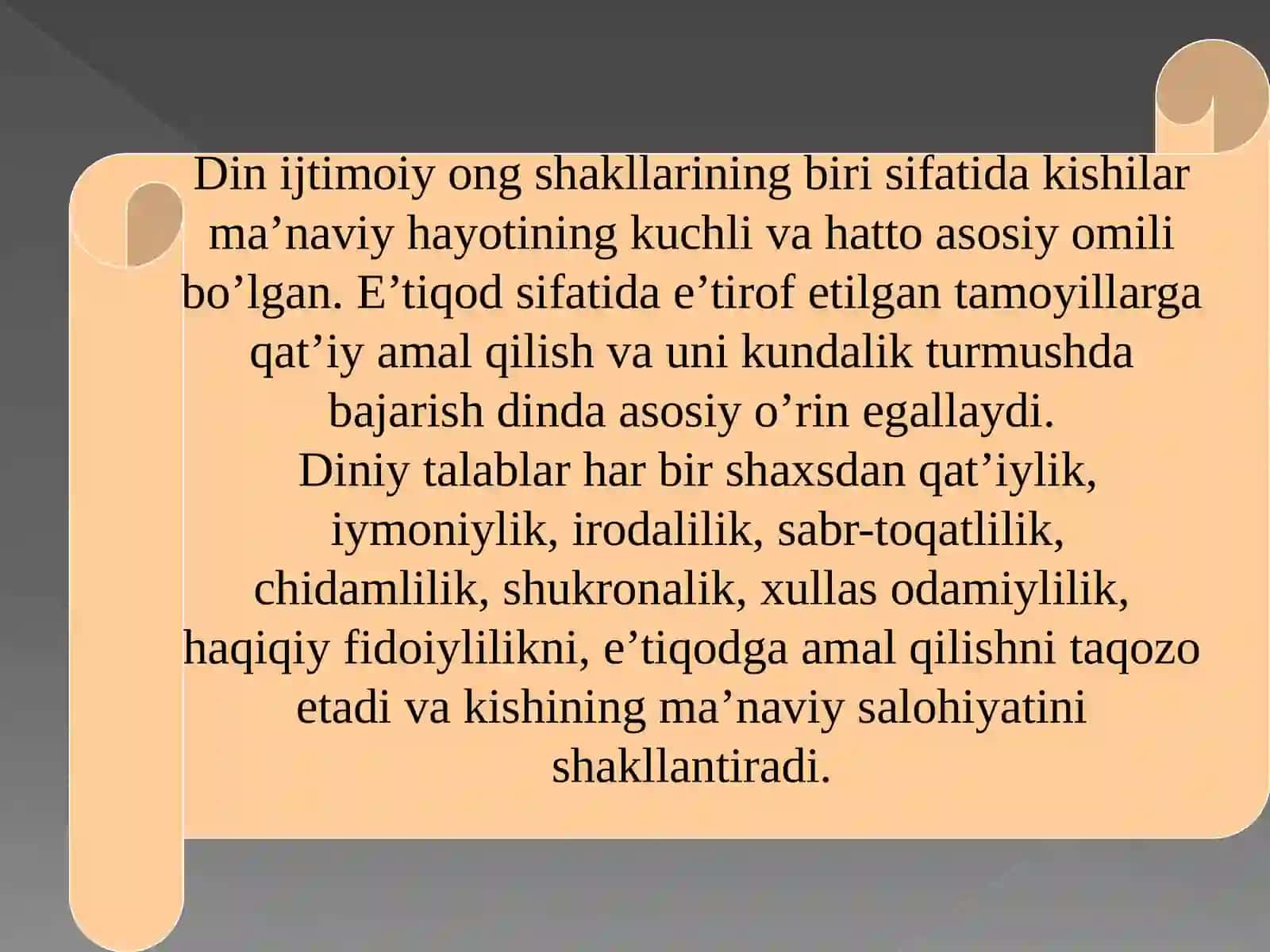 DINIY-MADANIY AN’ANALARNING AHAMIYATI 3