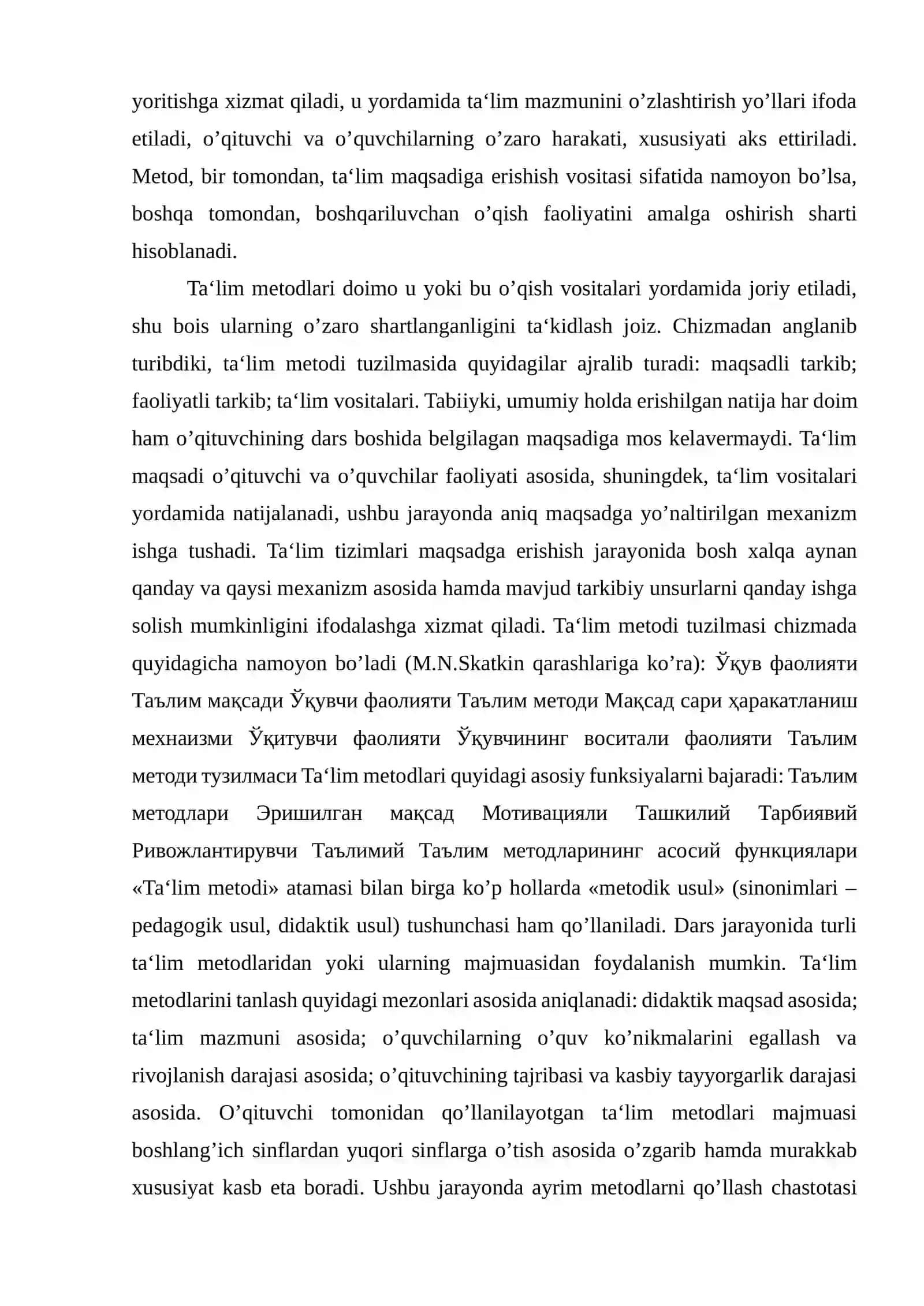 Ta‘lim berish usullari, shakllari va vositalari 3