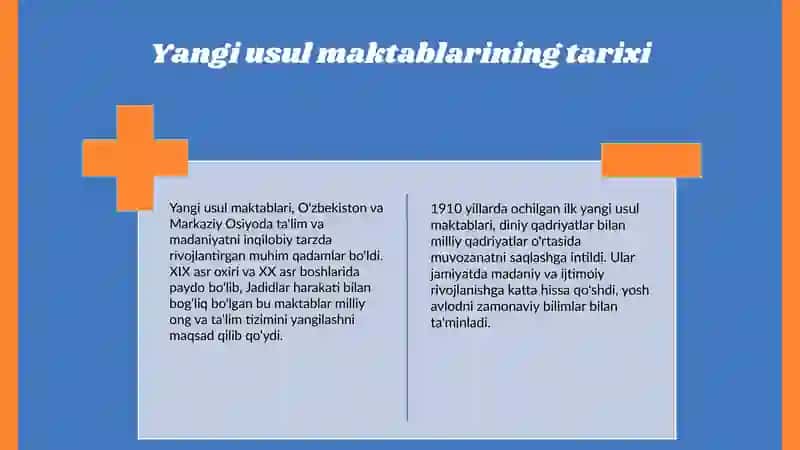 Turkistonda Yangi usul maktablari va jadidlar 3