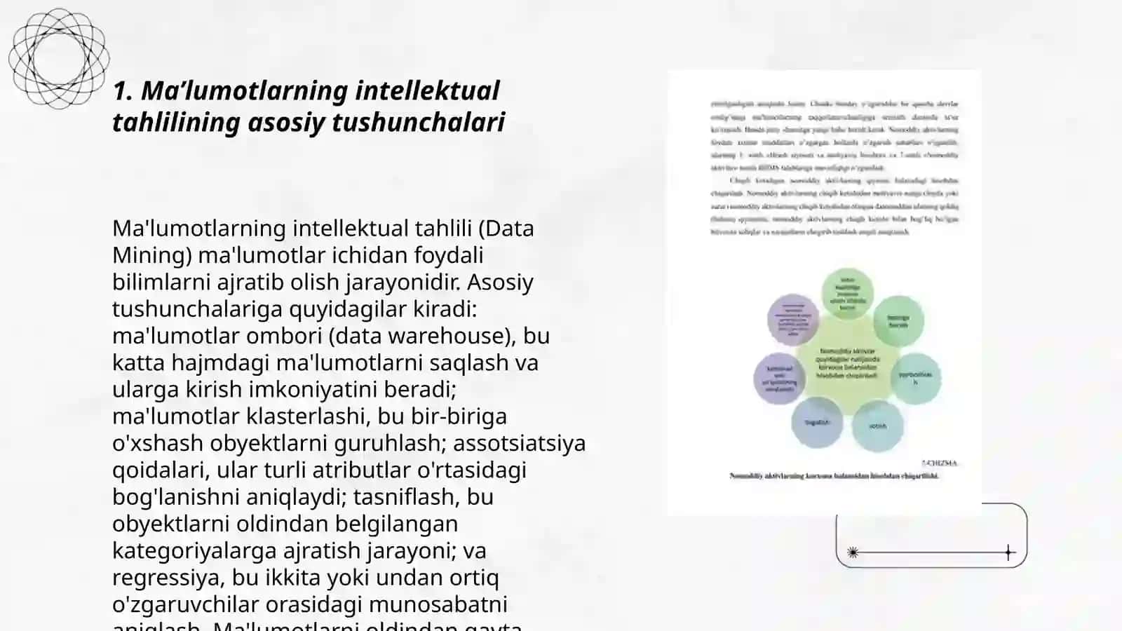 Ma'lumotlarning intellektual tahlil 3