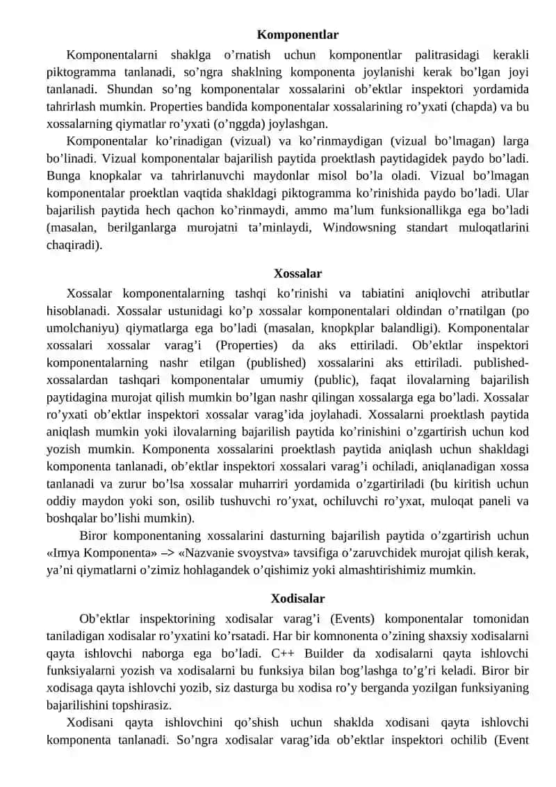 C++ ALGORITMIK TILI VA UNDA DASTUR YARATISH 3