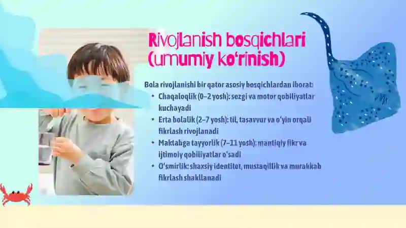 BOLA VA UNING QOBILIYATLARINING O‘SISHI 3