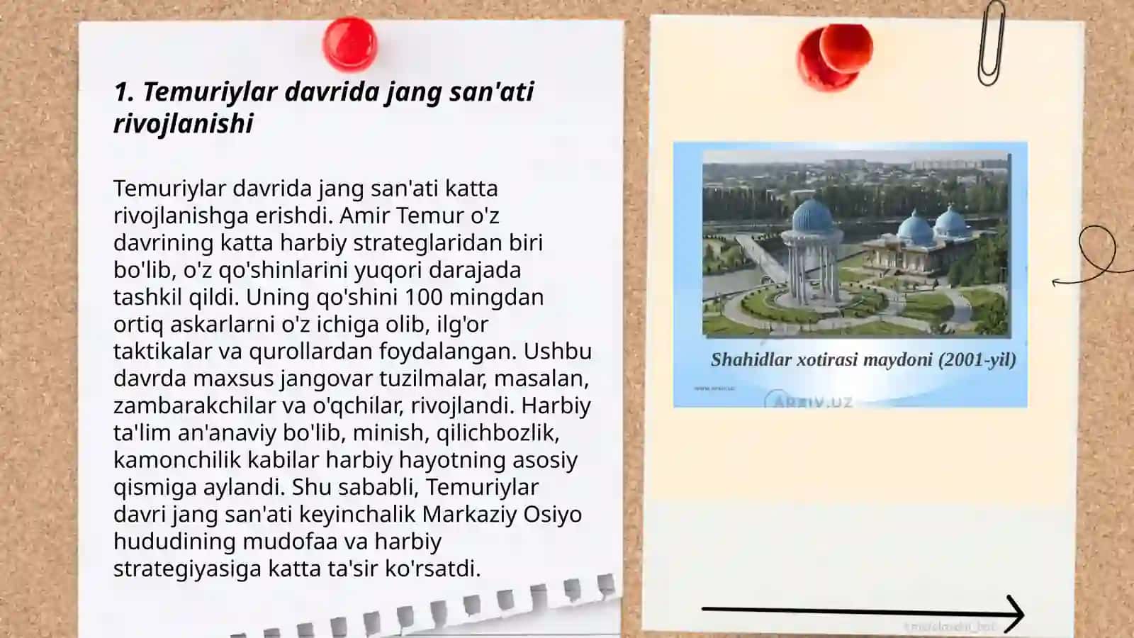 Temuriylar davri jang san'ati rivojlanishi 3