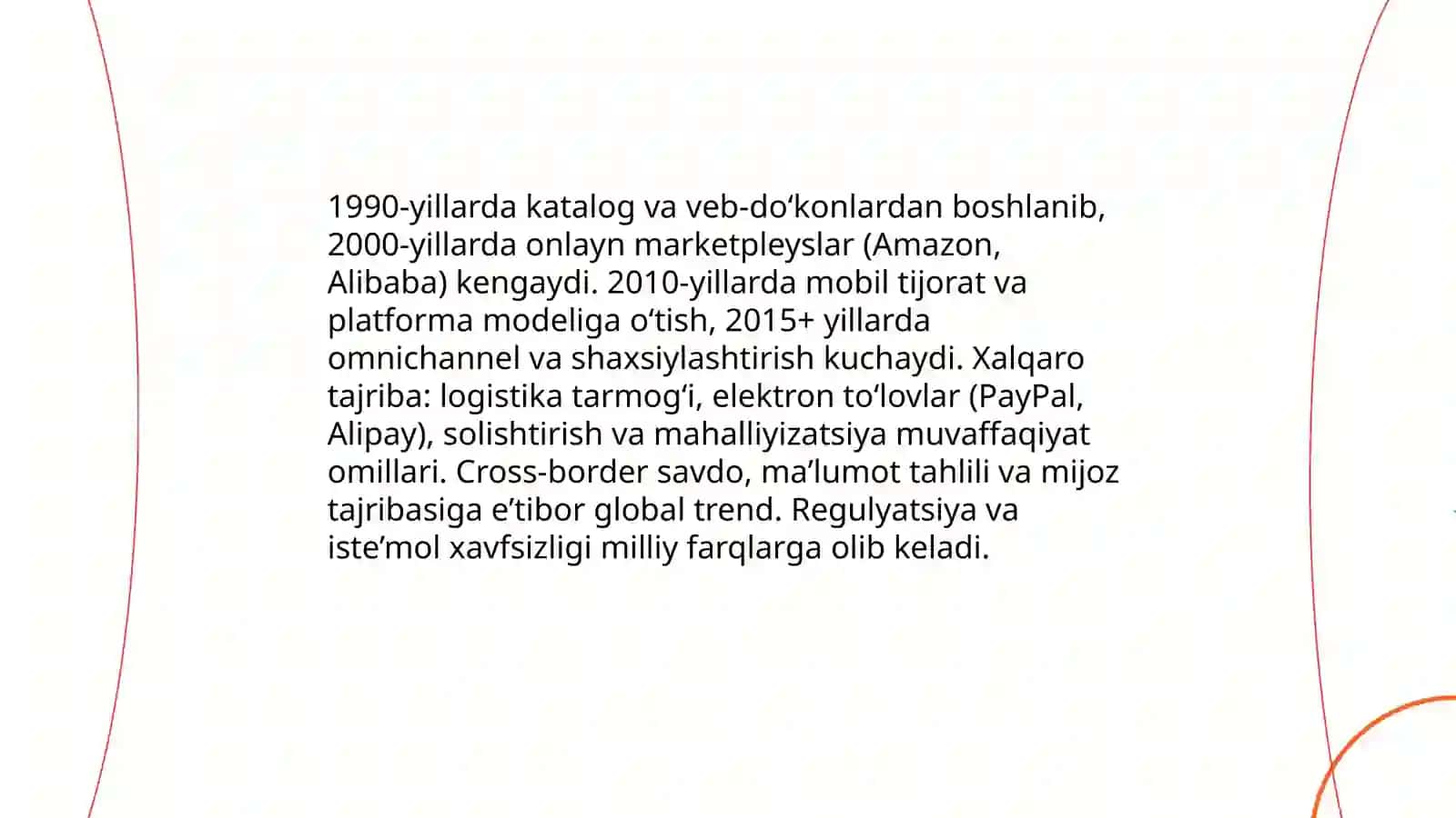 Elektron Tijoratning Zamonaviy Shakllari 3