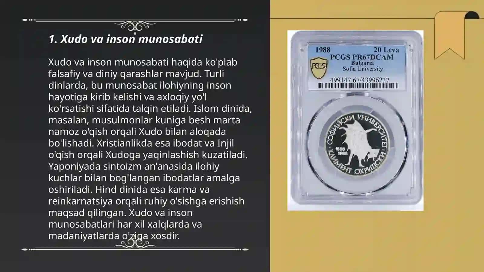 Xudo va inson munosabati 3