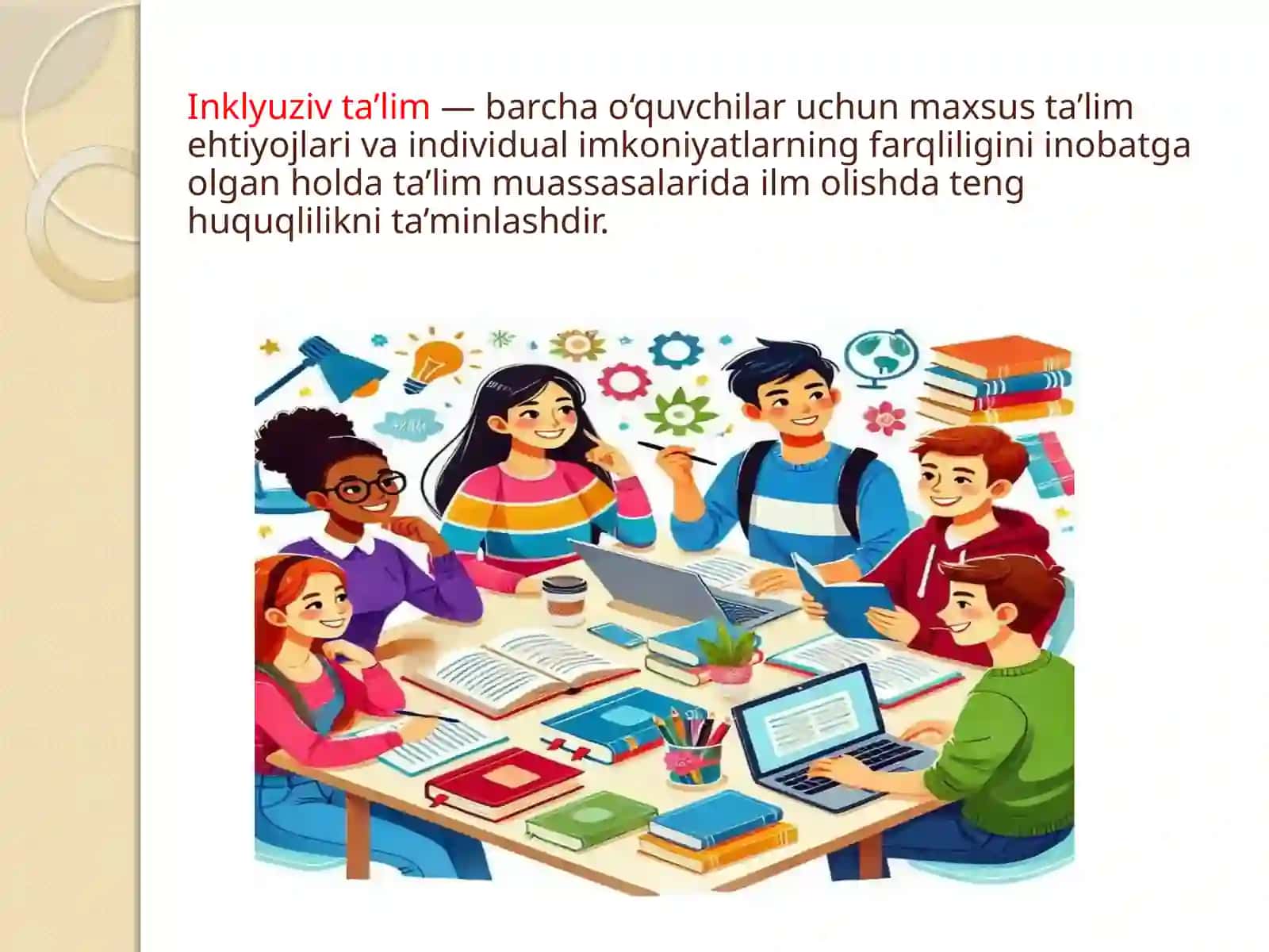 Inklyuziv ta'lim predmeti, maqsadi va vazifalari 3