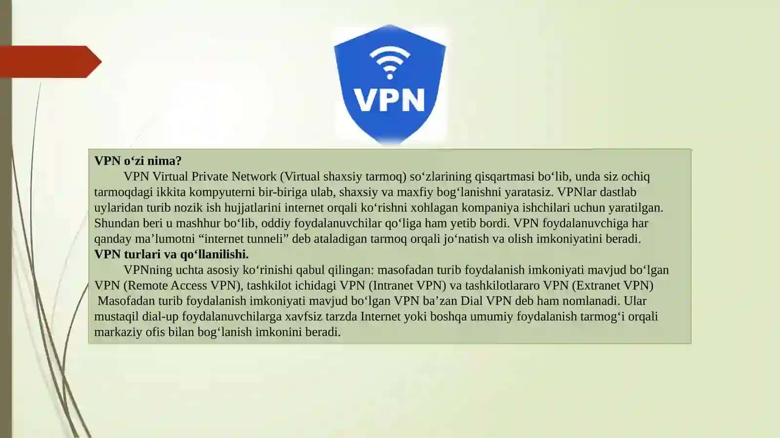 VPN texnologiyalari va uning qo’llanilishi 3