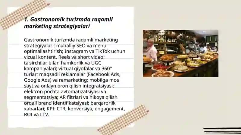 Gastronomik turizmda innovatsion marketing 3