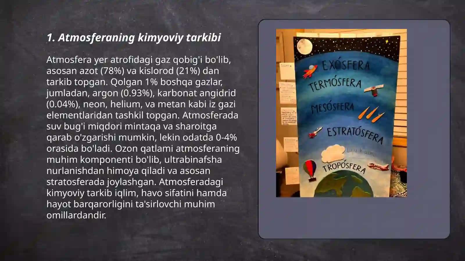 Atmosferaning kimyoviy tarkibi 3