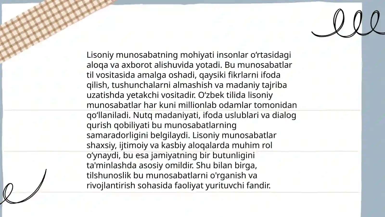 Lisoniy munosabat va uning turlari 3