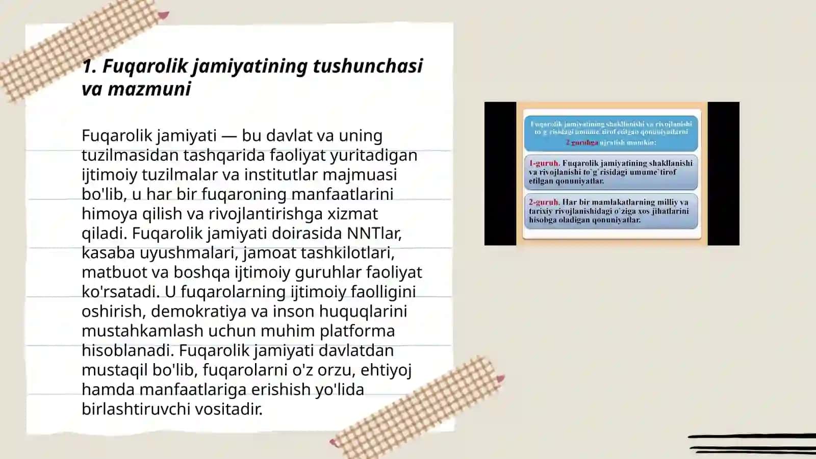 Fuqarolik jamiyati 3