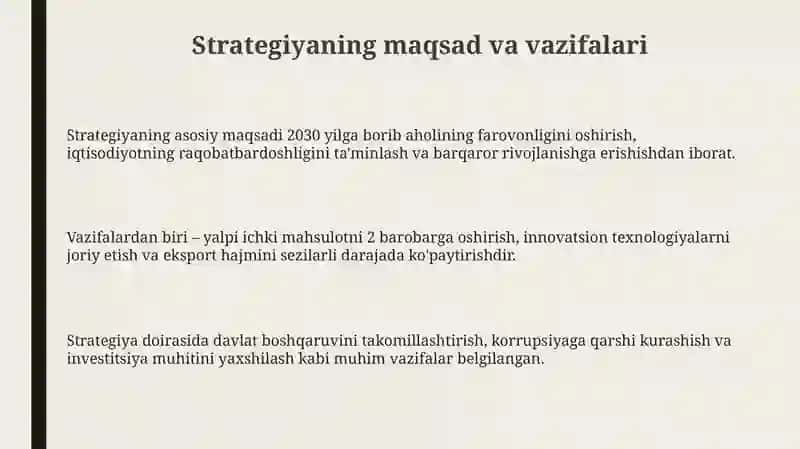 Oʻzbekiston-2030 strategiyasi 3