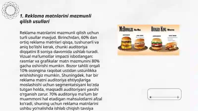 Reklama matinlarni yaratish 3