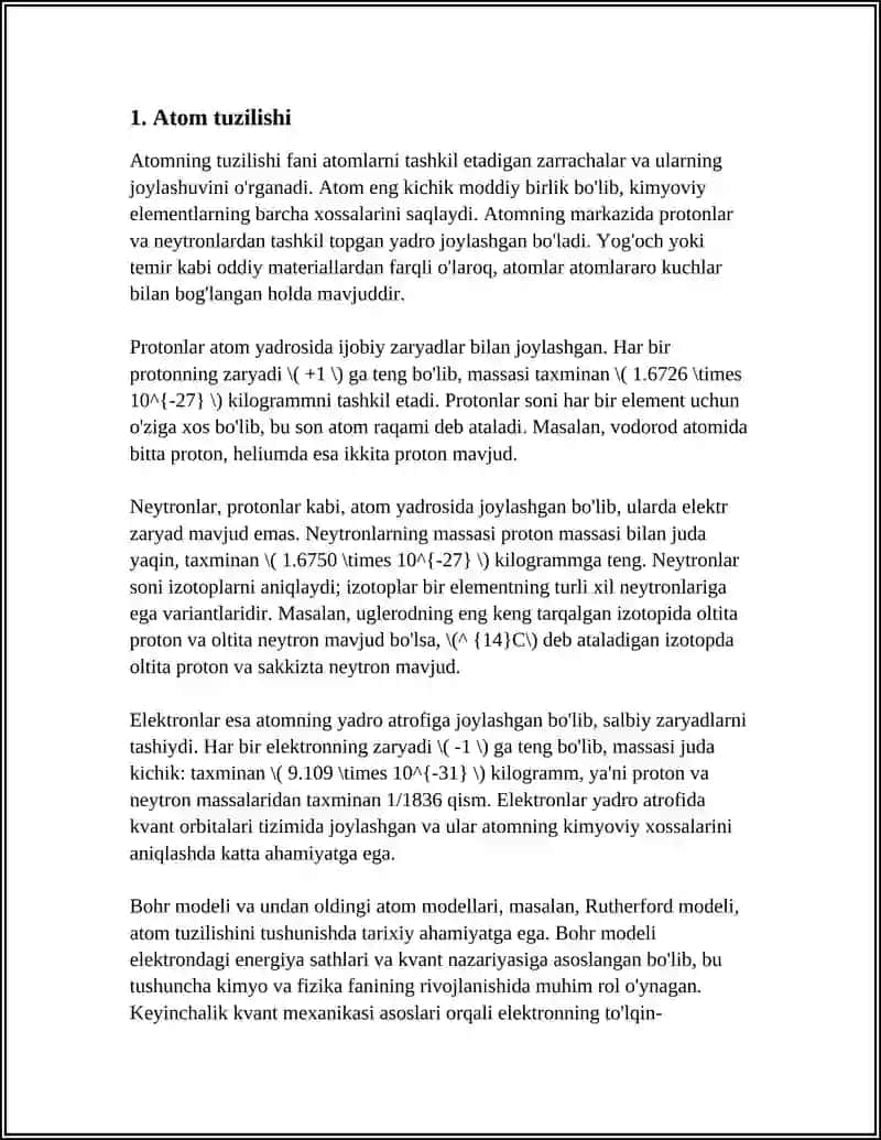 REFERAT Mavzu: TAKSIKALOGIK KIMYO 3