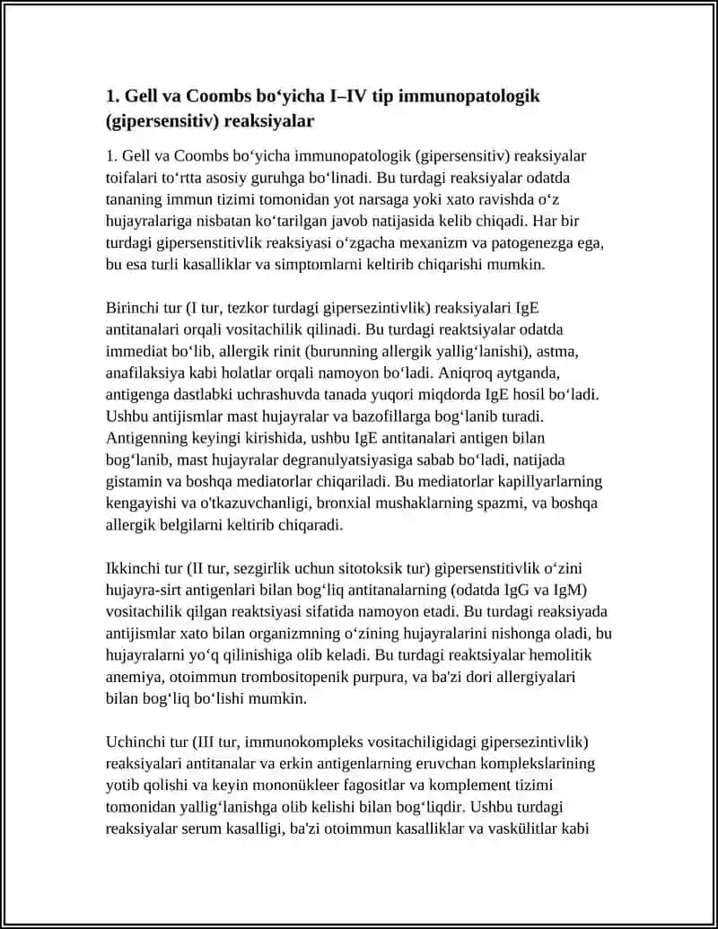 IMMUNOPATOLOGIK REAKSIYALAR VA IMMUNODEFITSIT HOLATLARI 3