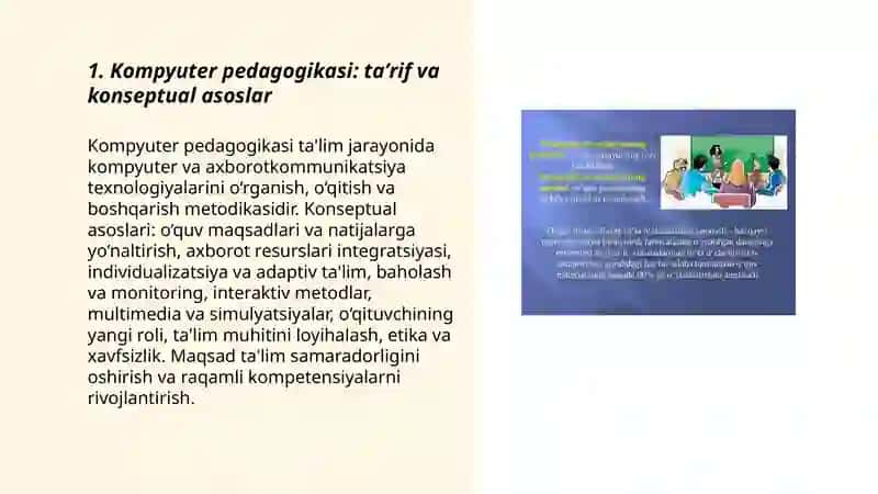 Kompyuter pedagogikasining konseptual asoslari 3