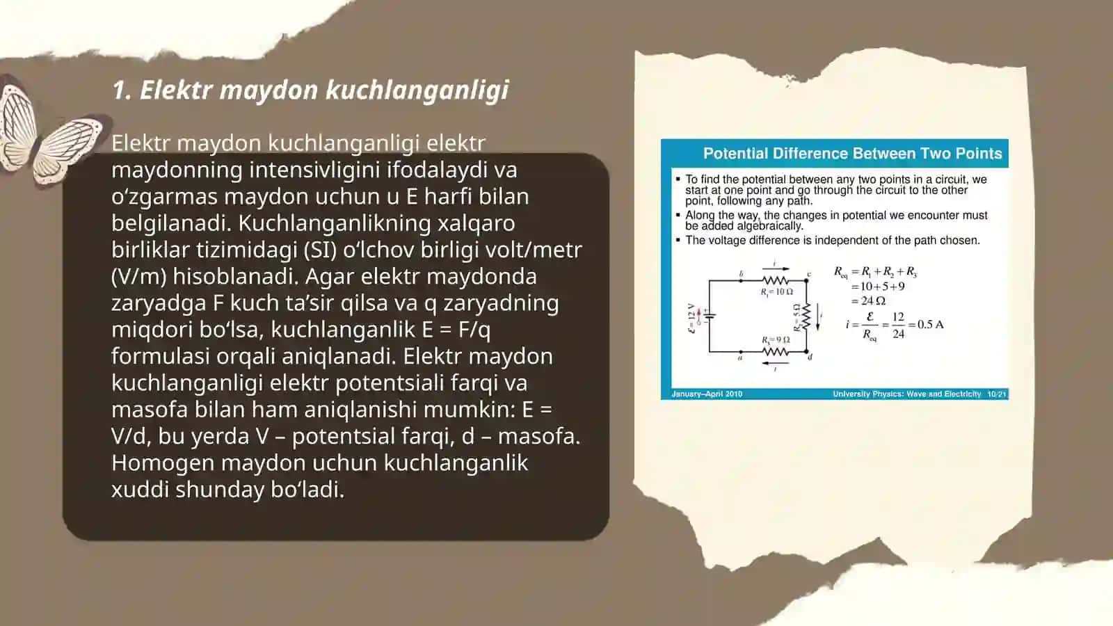 Elektr maydon kuchlanganligi 3