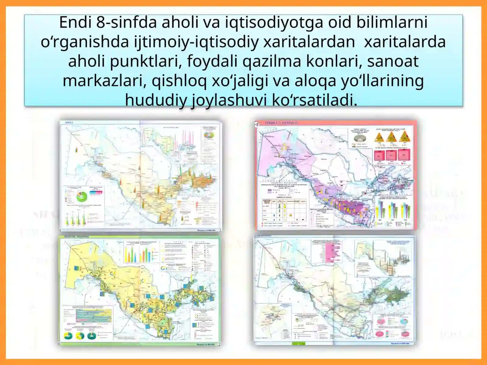 IJTIMOIY-IQTISODIY XARITALAR 3