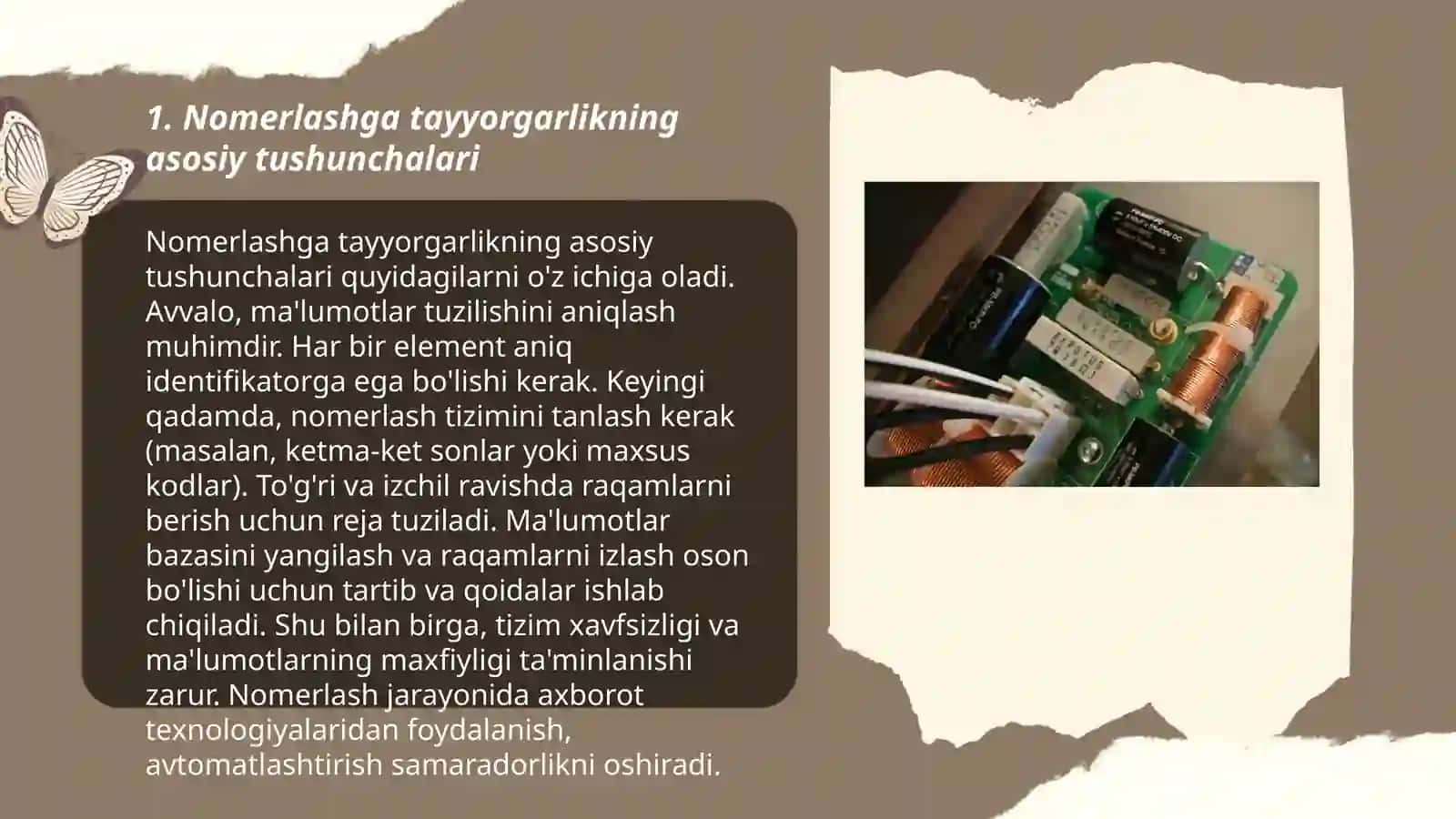 Nomerlashga oʻrgatishga tayyorgarlik 3