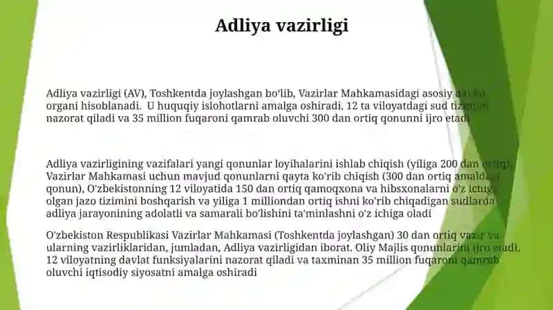Adliya vazirligi 3