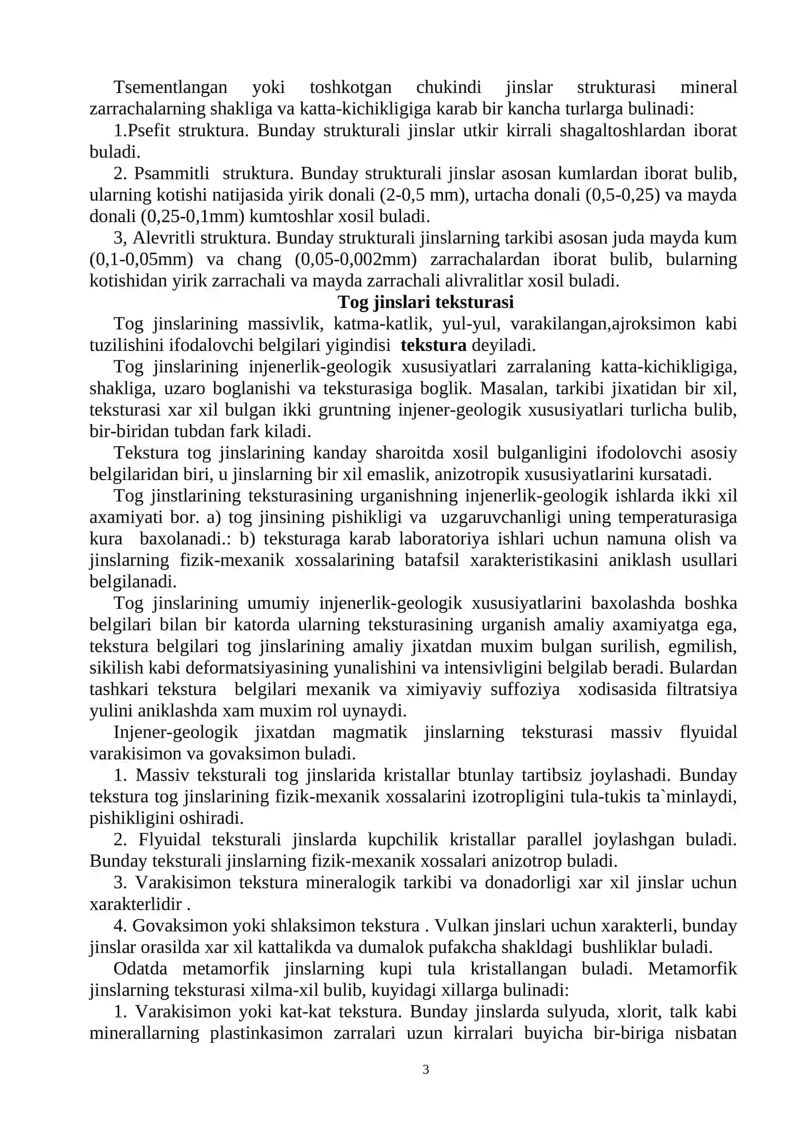 Tog` jinslari 3