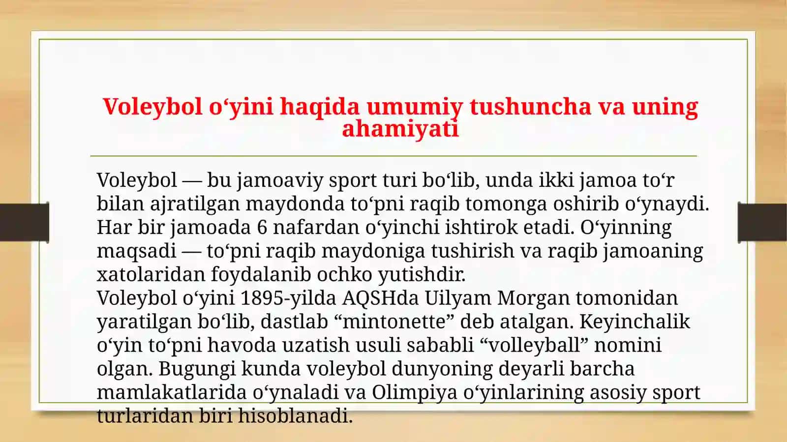 Voleybolo‘yini texnikasi 3