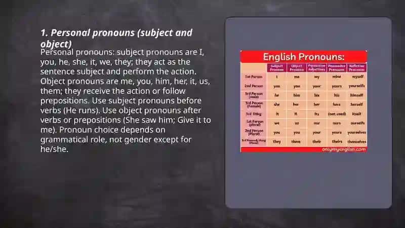 Pronouns 3