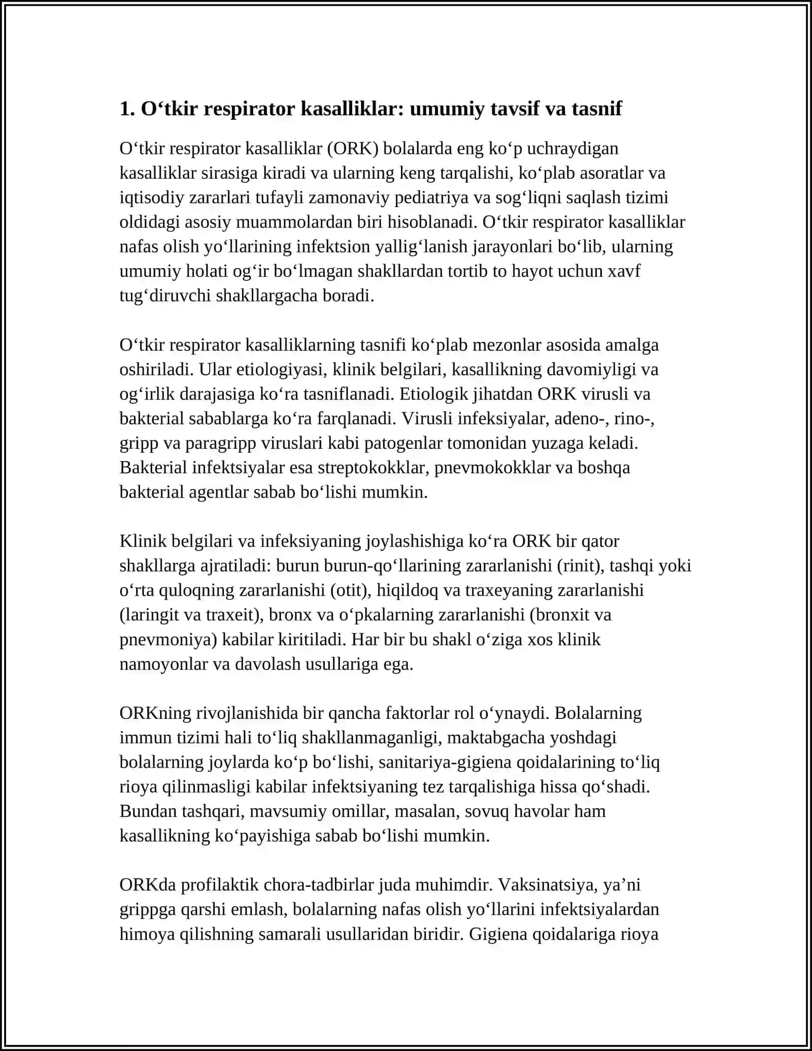 BOLALARDA OʻTKIR RESPIRATOR KASALLIKLAR 3