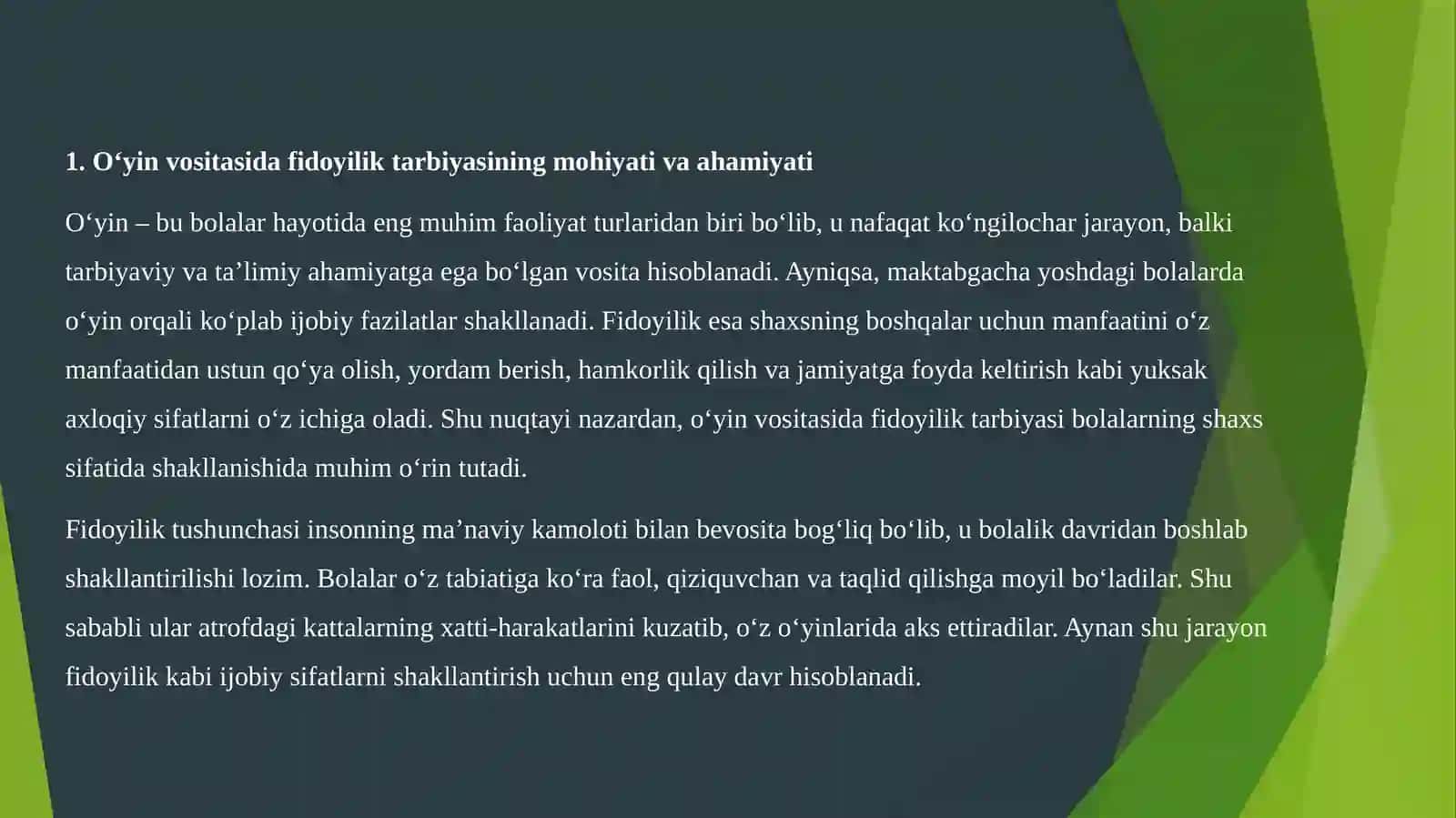 O‘yinvositasidafidoyiliktarbiyasi 3