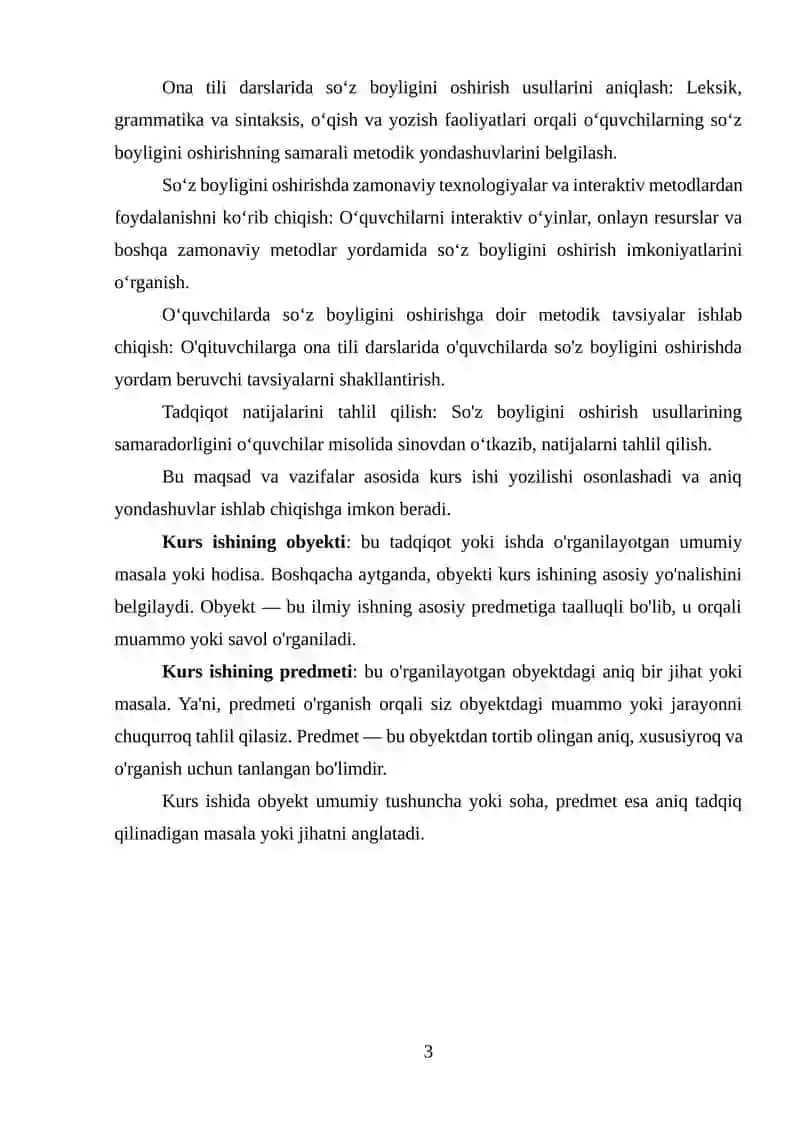 Ona tili darslarida o'quvchilar so'z boyligini oshirish usullari 3