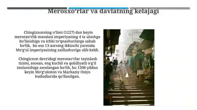 Chingizxoning garbga qarab yurishi 3