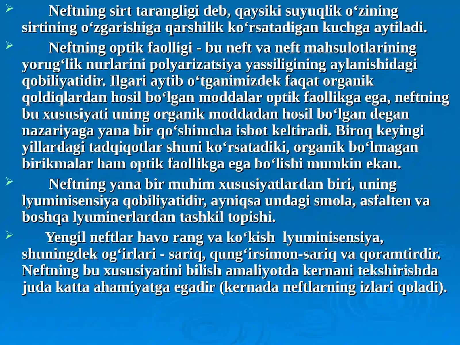 Neft turlari 3