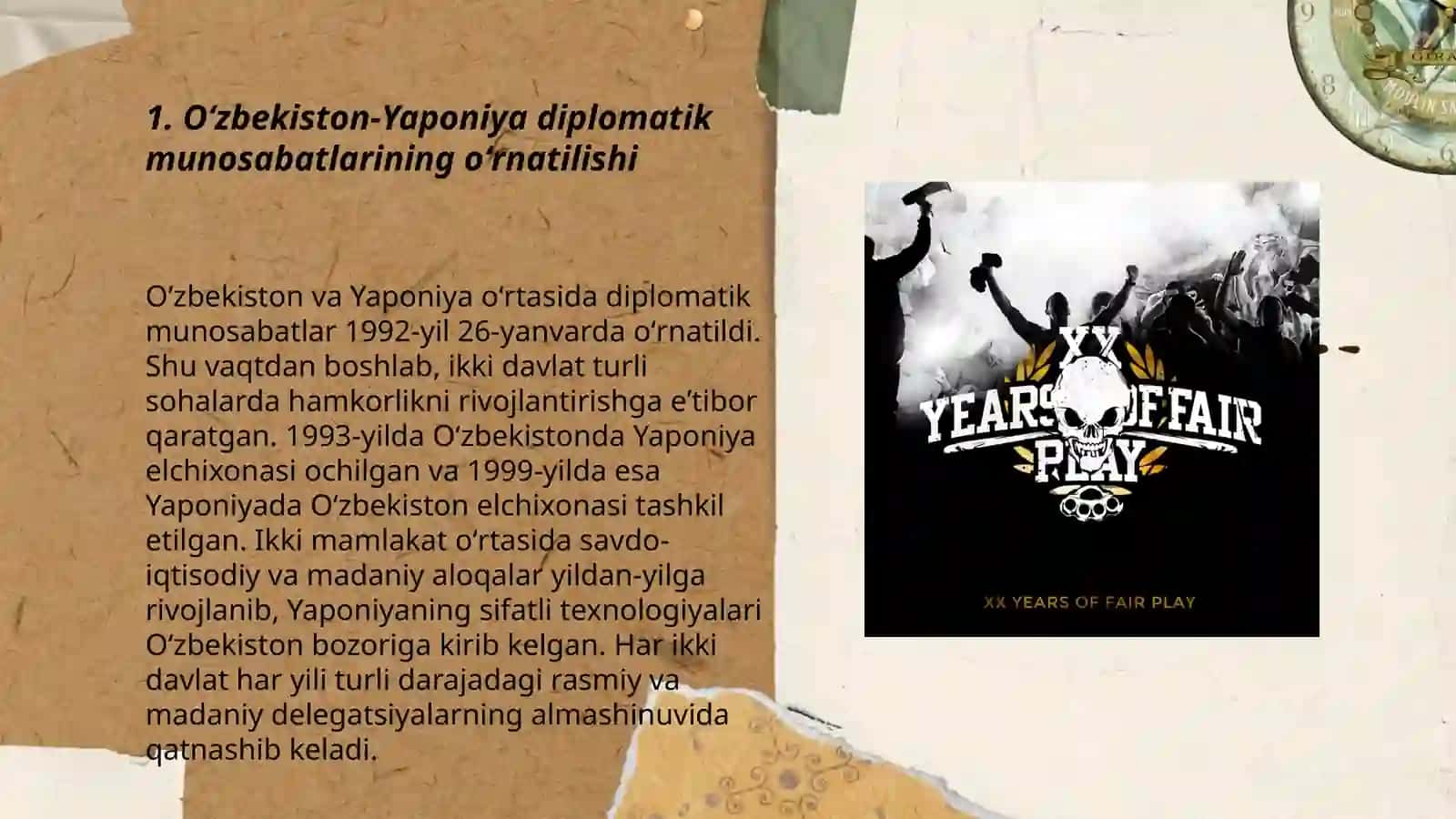 O’zbekiston va Yaponiya munosabatlari va asosiy yillari 3