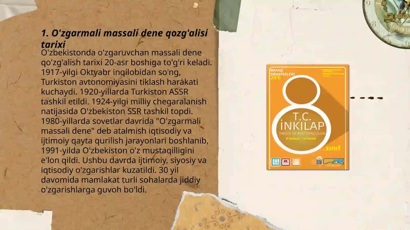 O'zgarmali massali dene qozg'alisi 3