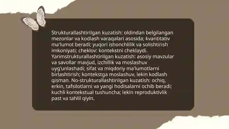 Psoxologiya tadqiqot metodlari: kuzatish, eksperiment 3