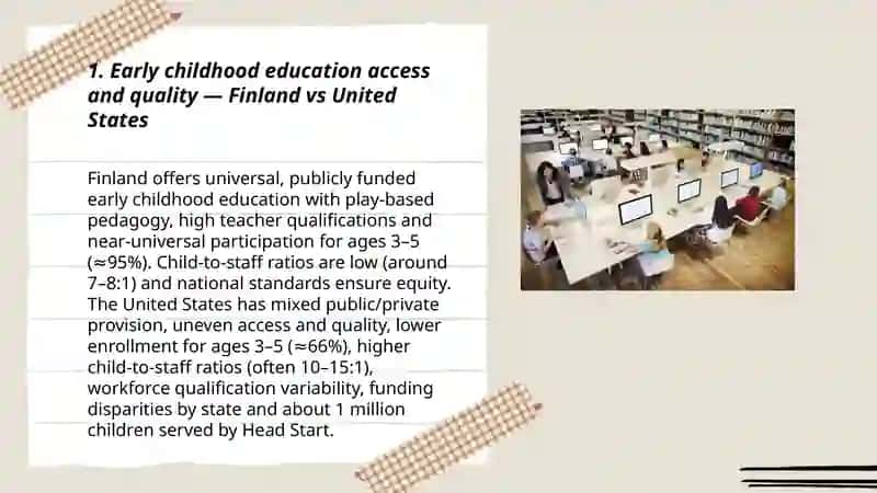 Education Systems Around the World: Compare and contrast 3