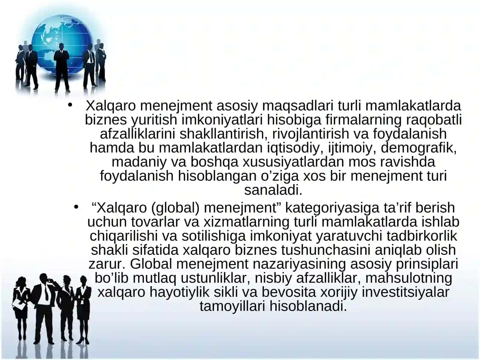 Xalqaro menejment fanining nazariy asoslari 3