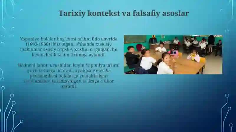 Yaponiya bolalar bog'chasi ta'limi Edo davrida 3